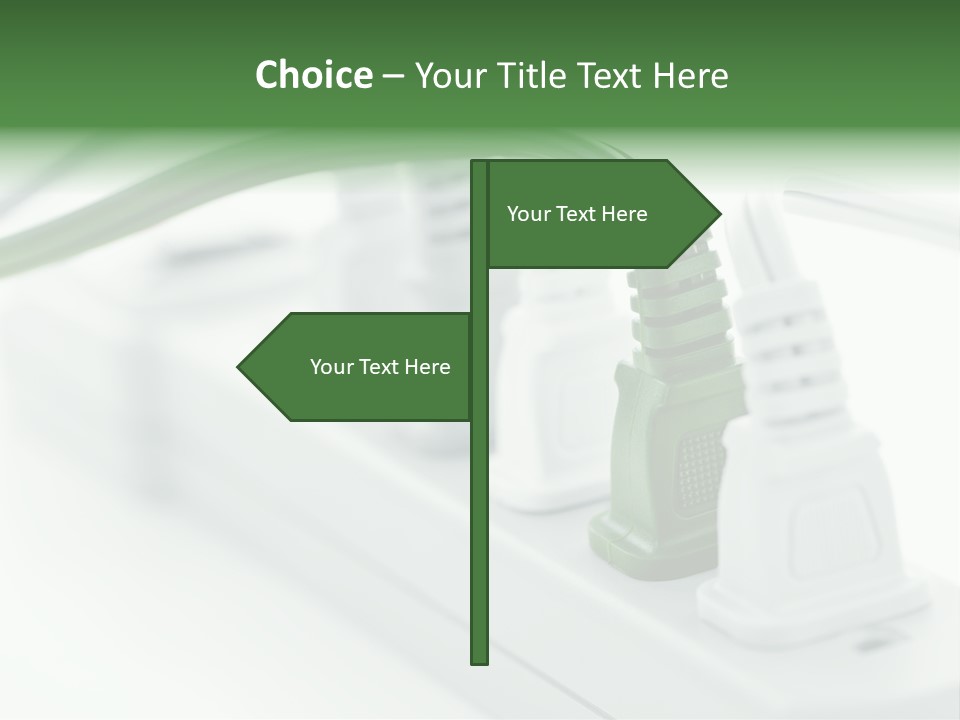 Bar Green Protection PowerPoint Template