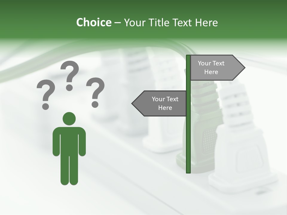 Bar Green Protection PowerPoint Template