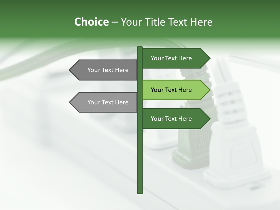 Bar Green Protection PowerPoint Template