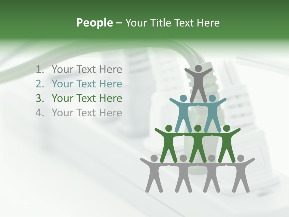 Bar Green Protection PowerPoint Template