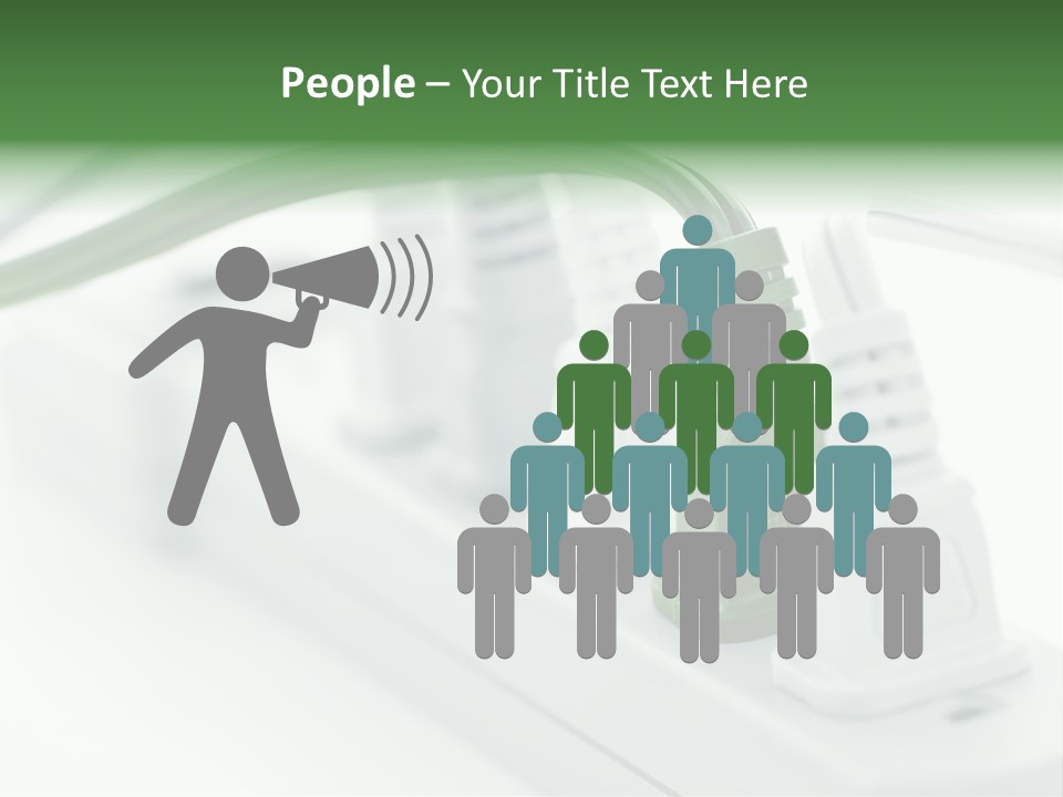 Bar Green Protection PowerPoint Template