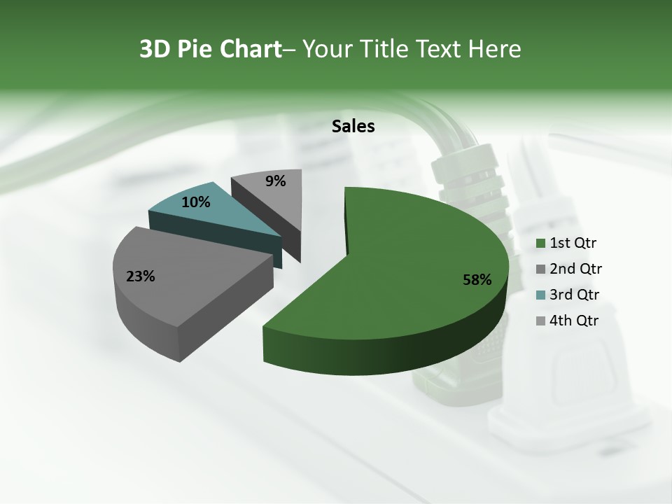 Bar Green Protection PowerPoint Template