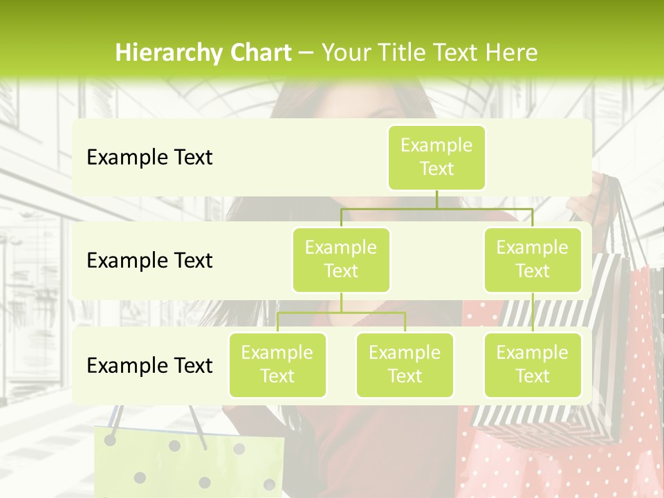 Purchase Bags Smiley PowerPoint Template