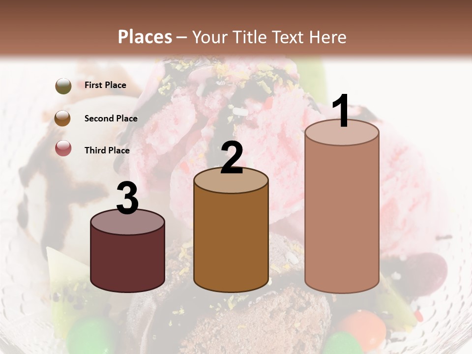 Ingredient Kiwi Dessert PowerPoint Template