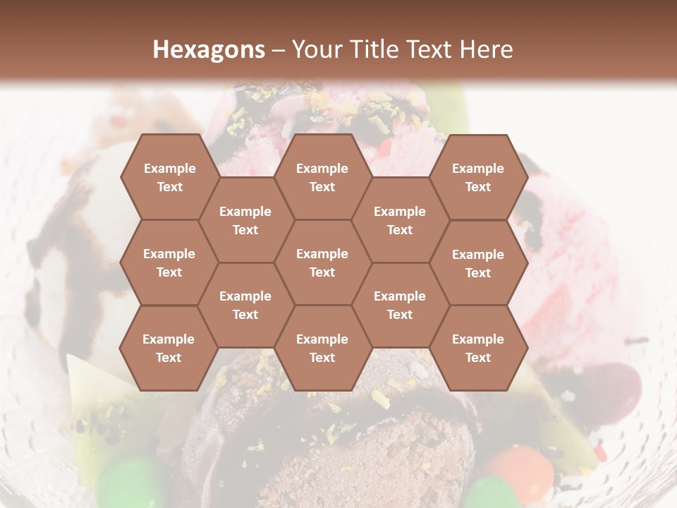 Ingredient Kiwi Dessert PowerPoint Template