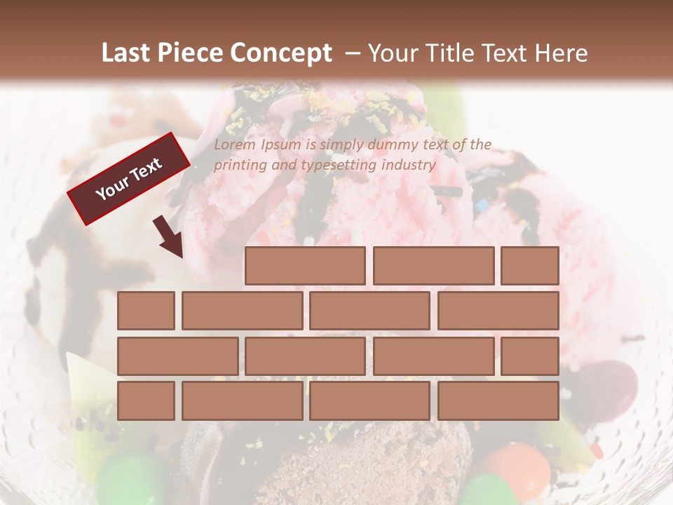 Ingredient Kiwi Dessert PowerPoint Template