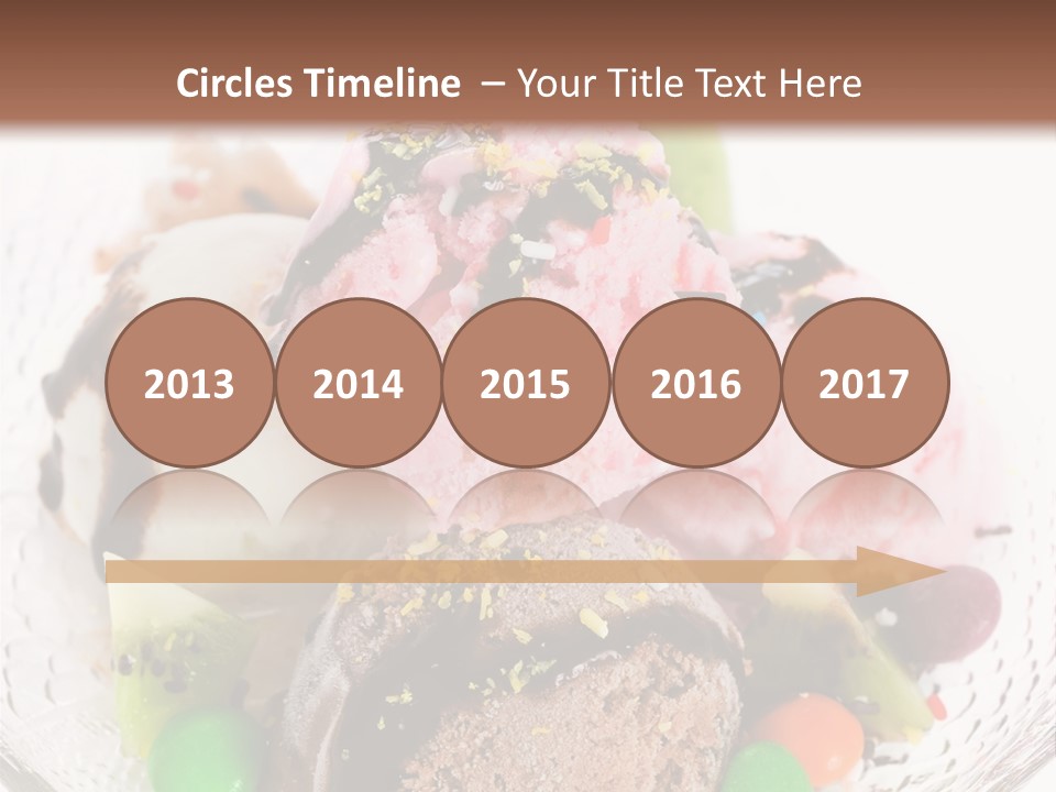 Ingredient Kiwi Dessert PowerPoint Template