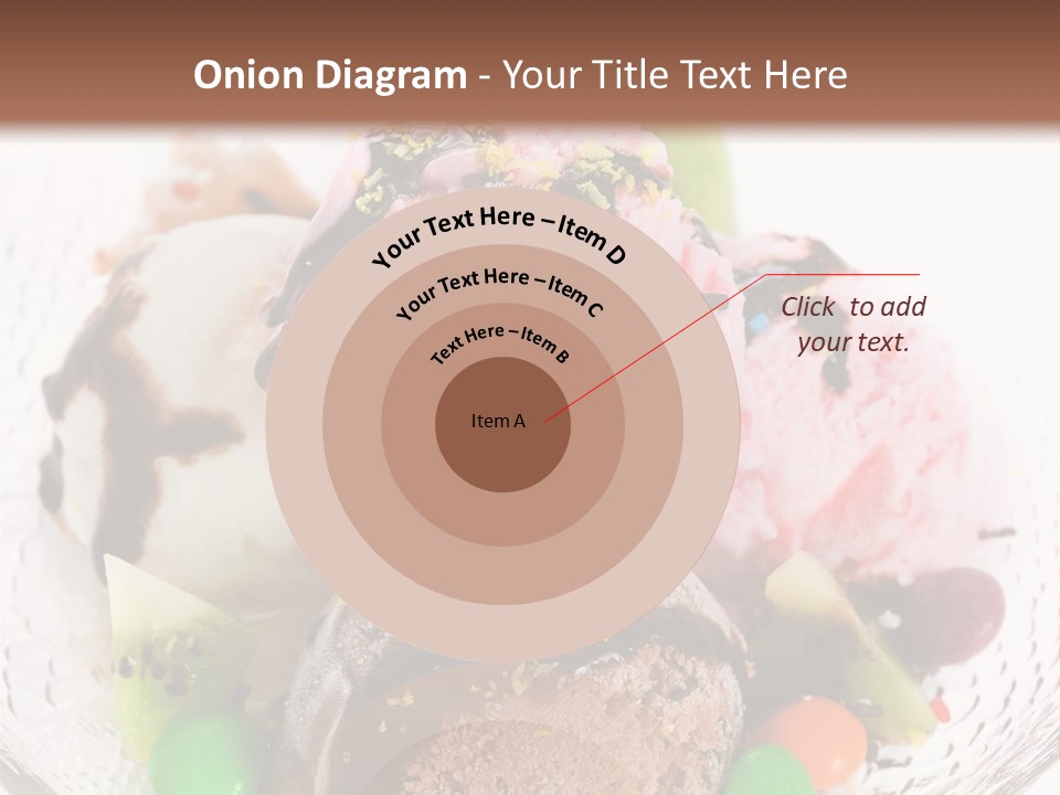 Ingredient Kiwi Dessert PowerPoint Template