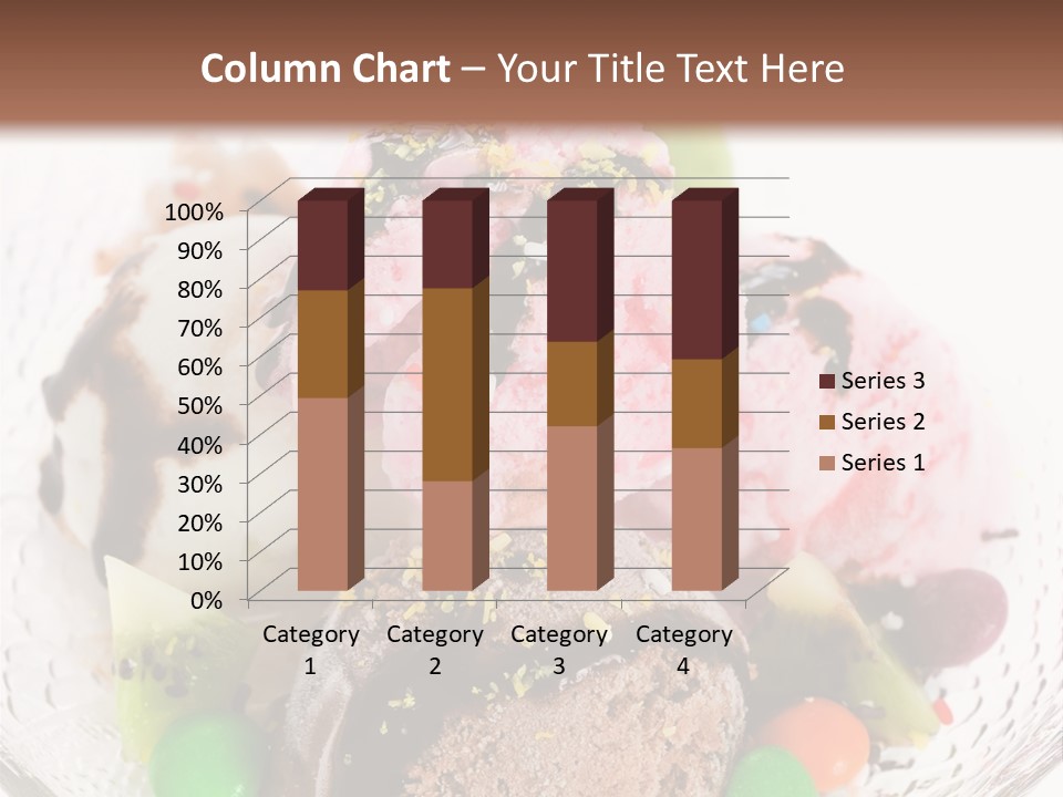Ingredient Kiwi Dessert PowerPoint Template
