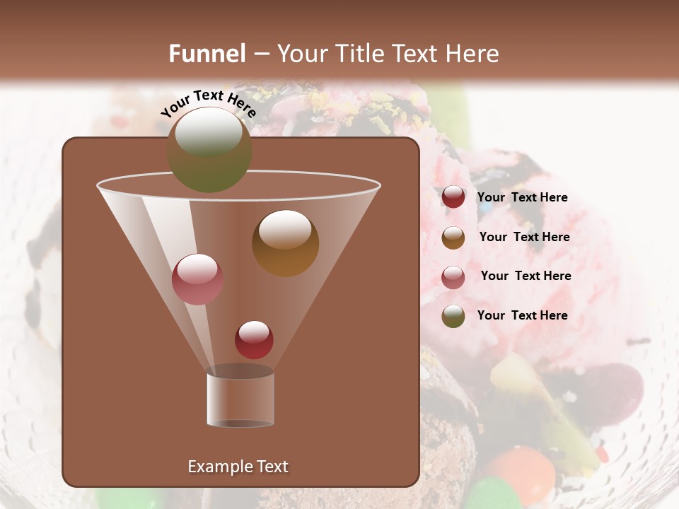 Ingredient Kiwi Dessert PowerPoint Template