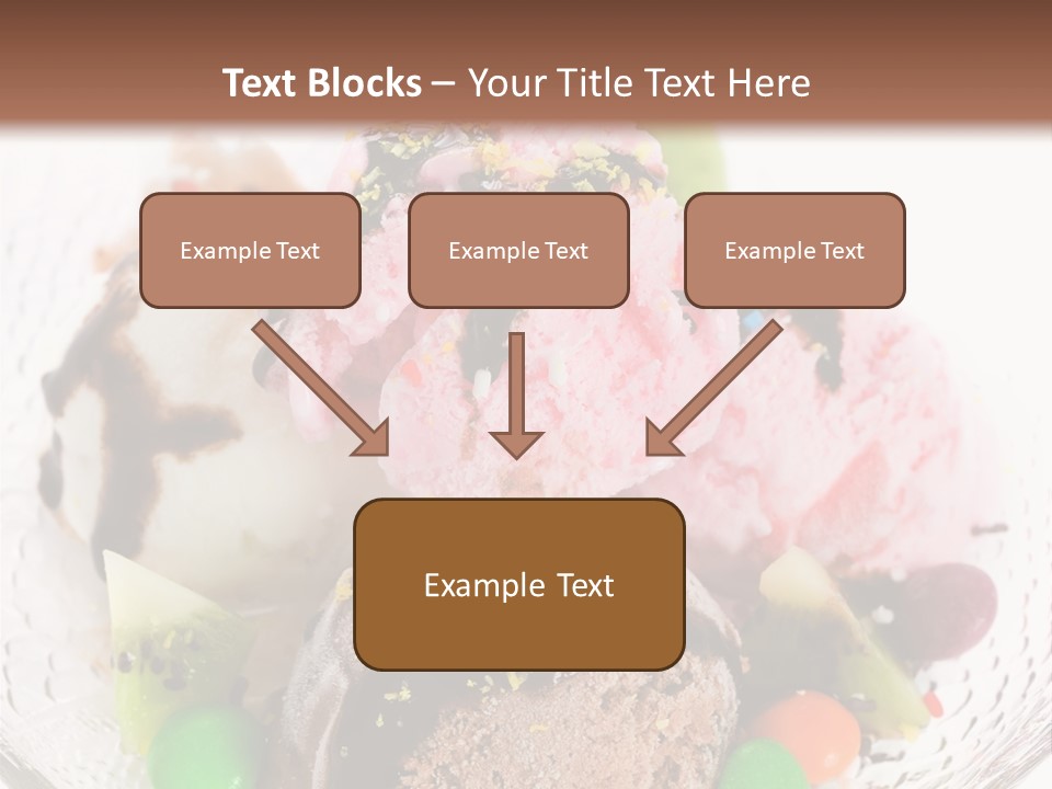 Ingredient Kiwi Dessert PowerPoint Template