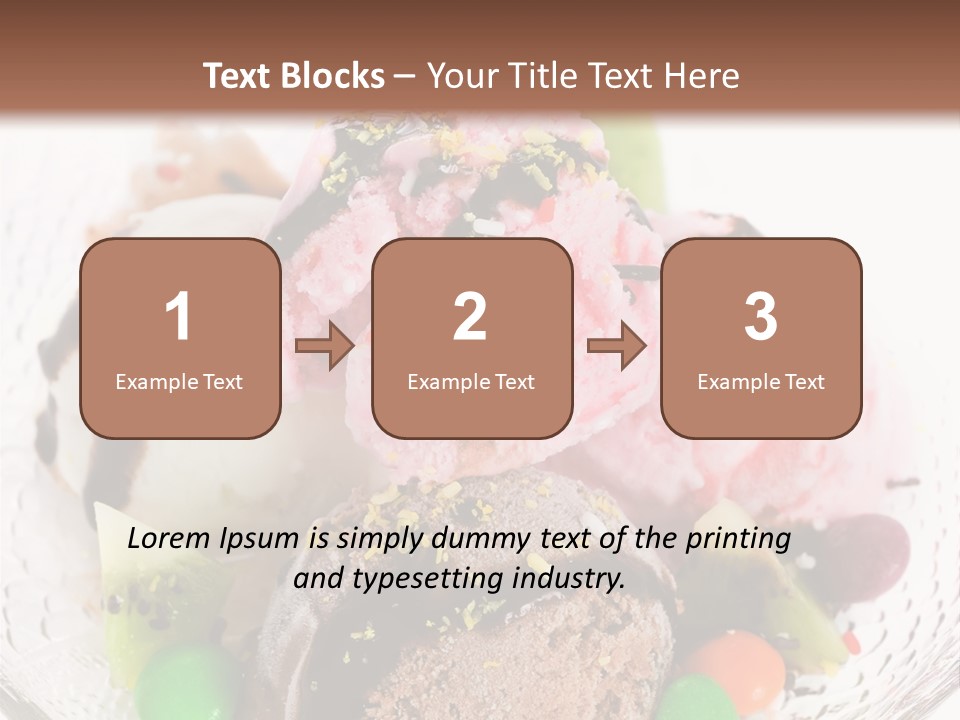 Ingredient Kiwi Dessert PowerPoint Template