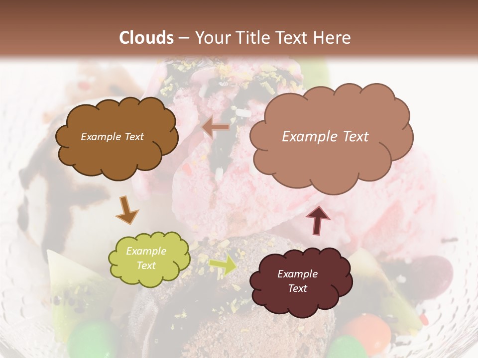 Ingredient Kiwi Dessert PowerPoint Template