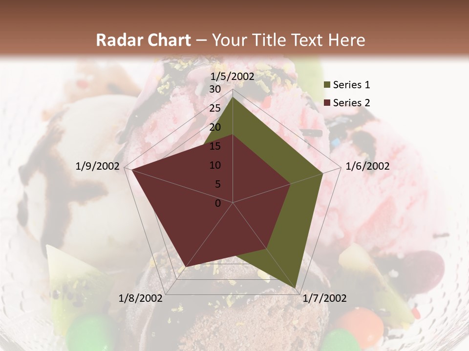 Ingredient Kiwi Dessert PowerPoint Template