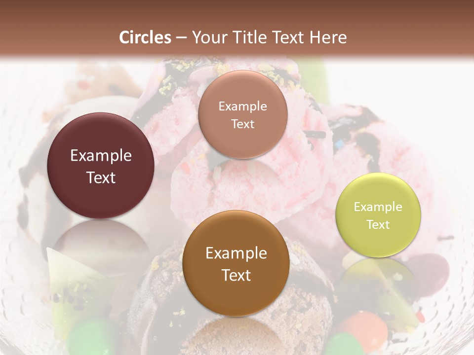 Ingredient Kiwi Dessert PowerPoint Template