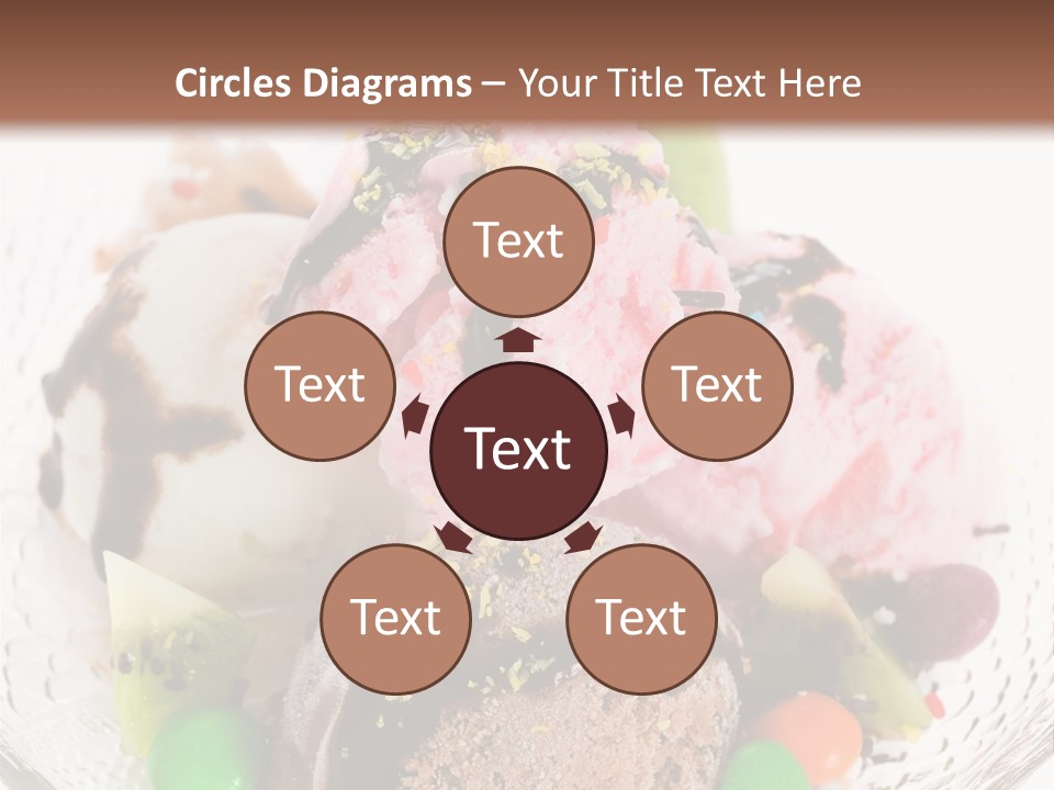 Ingredient Kiwi Dessert PowerPoint Template