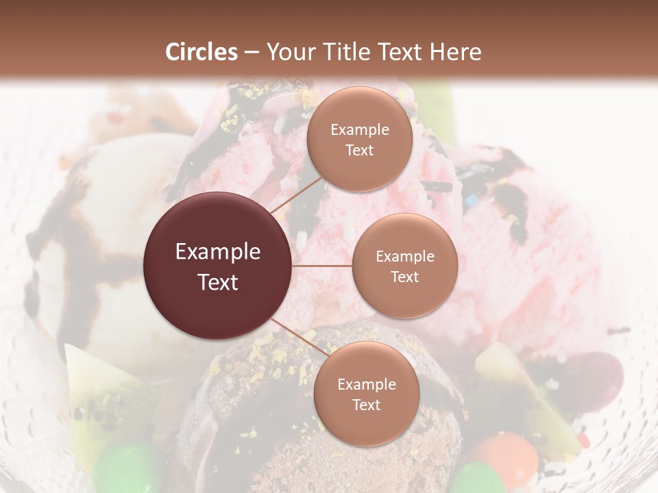 Ingredient Kiwi Dessert PowerPoint Template