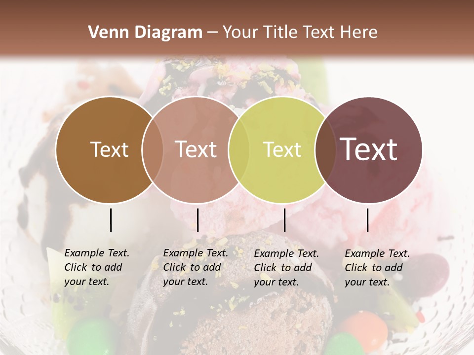 Ingredient Kiwi Dessert PowerPoint Template