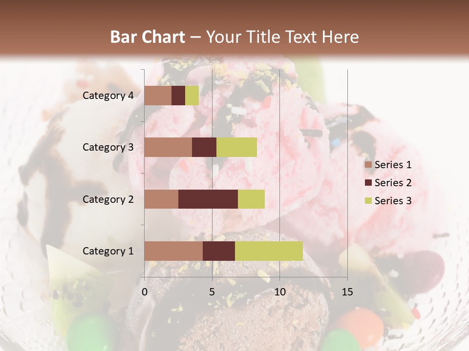 Ingredient Kiwi Dessert PowerPoint Template