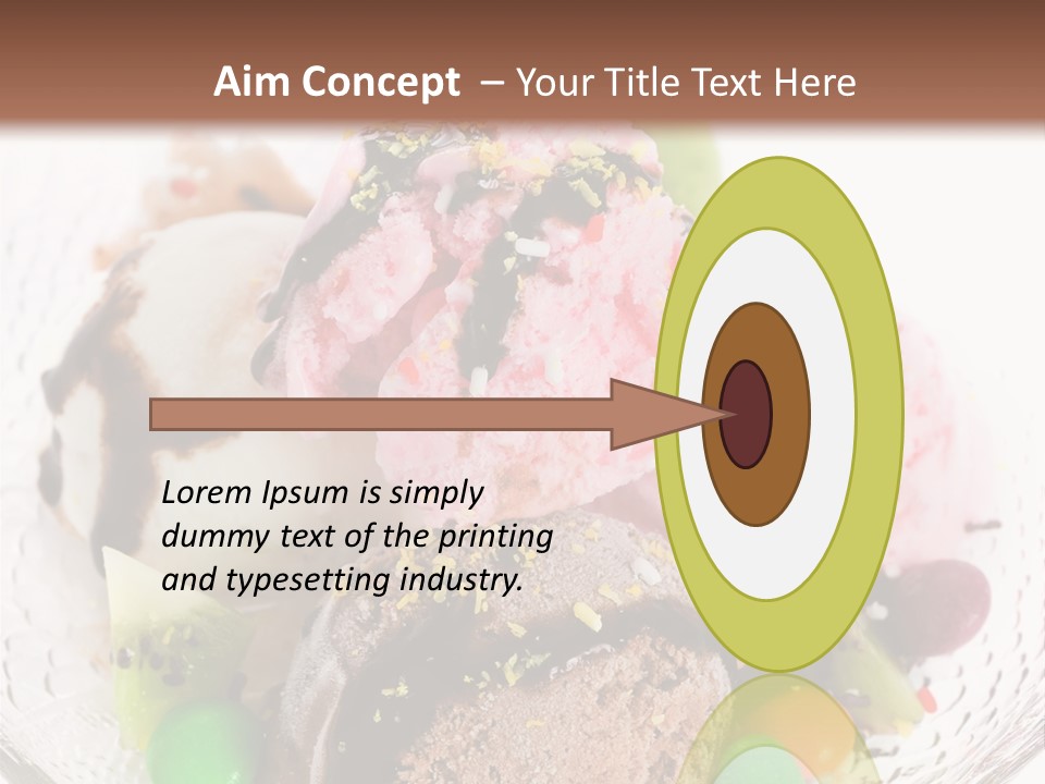Ingredient Kiwi Dessert PowerPoint Template