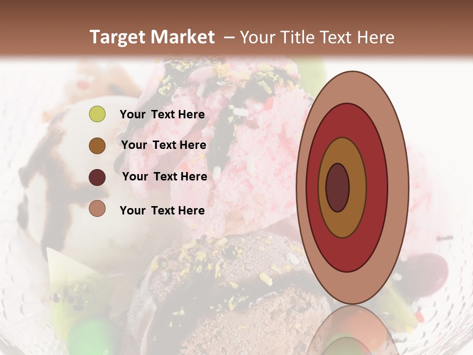 Ingredient Kiwi Dessert PowerPoint Template