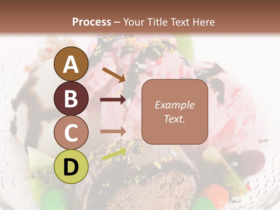 Ingredient Kiwi Dessert PowerPoint Template