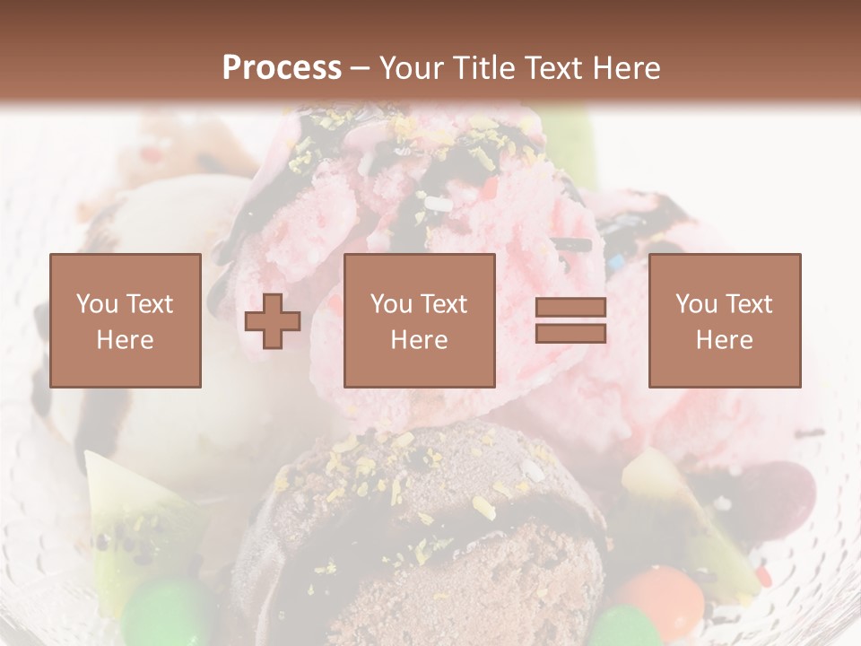 Ingredient Kiwi Dessert PowerPoint Template