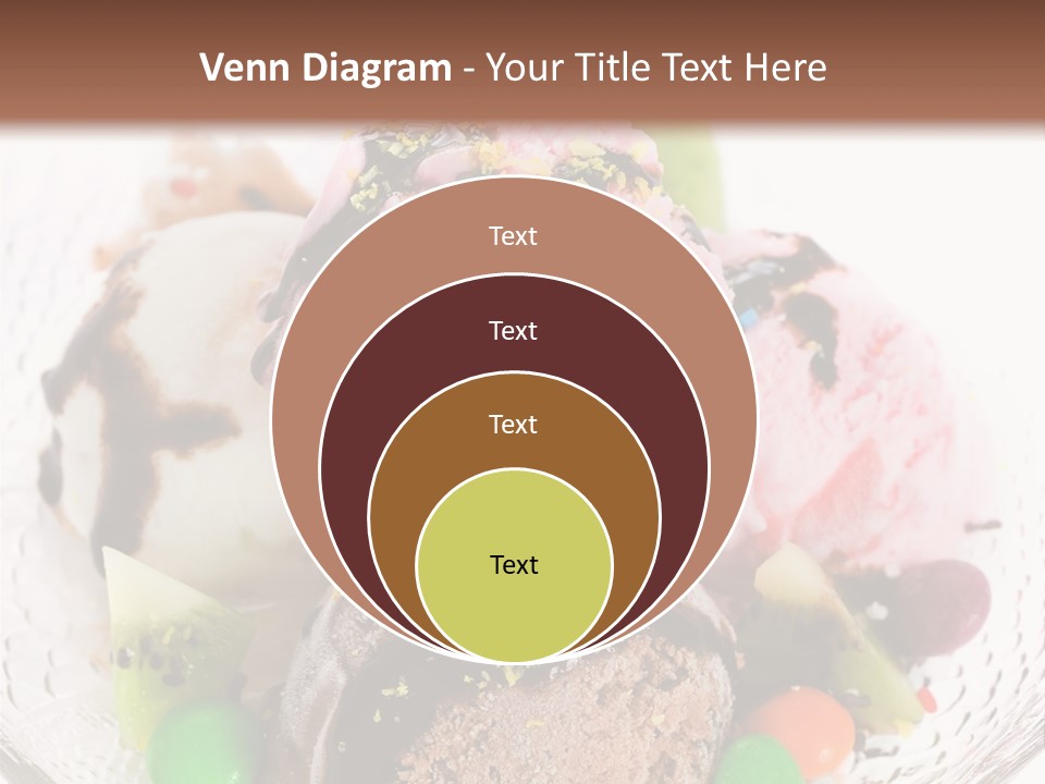 Ingredient Kiwi Dessert PowerPoint Template