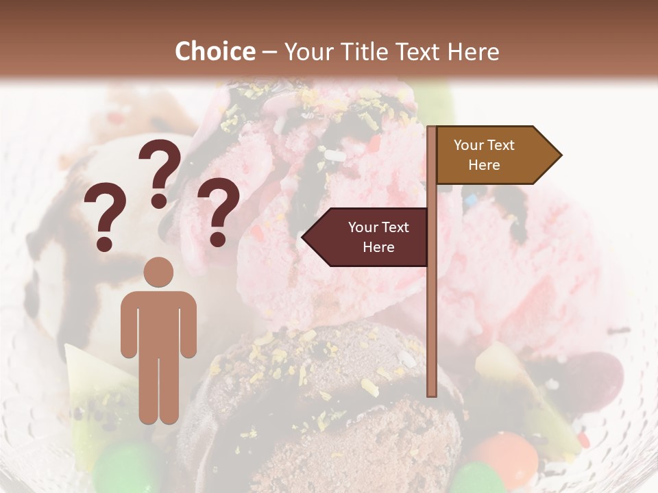 Ingredient Kiwi Dessert PowerPoint Template