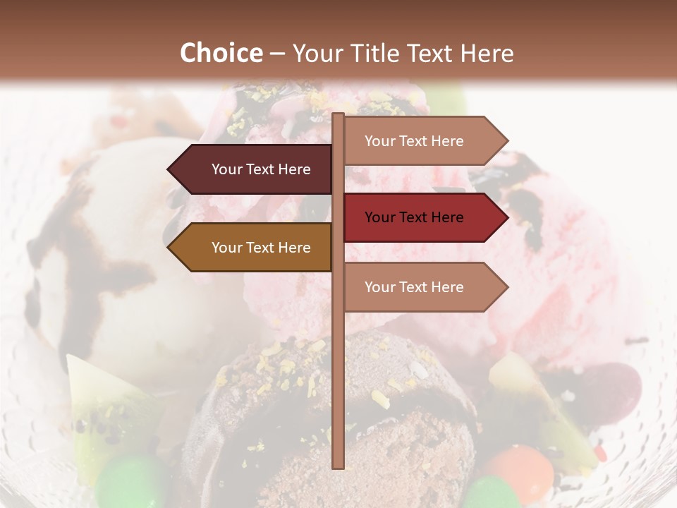 Ingredient Kiwi Dessert PowerPoint Template