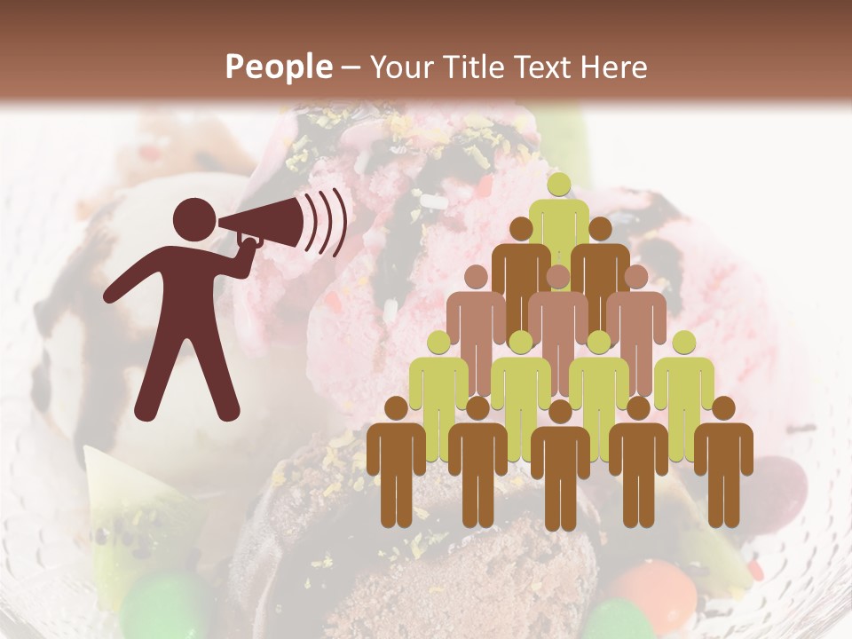 Ingredient Kiwi Dessert PowerPoint Template