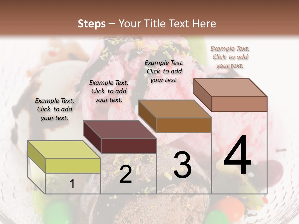 Ingredient Kiwi Dessert PowerPoint Template