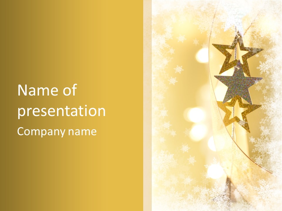 Conference Corporate Chair PowerPoint Template