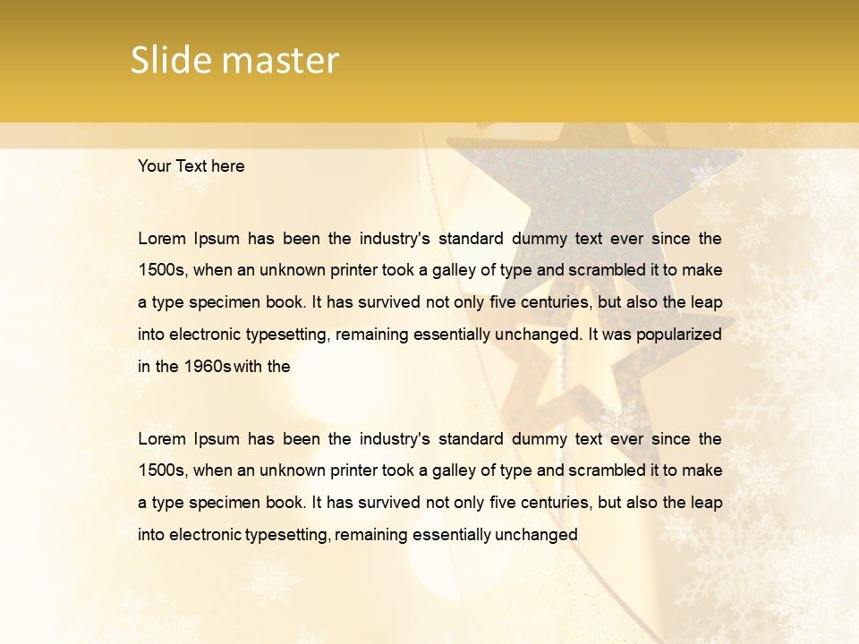 Conference Corporate Chair PowerPoint Template