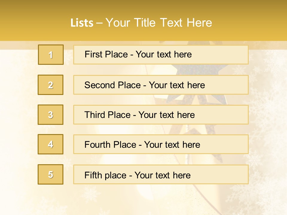 Conference Corporate Chair PowerPoint Template