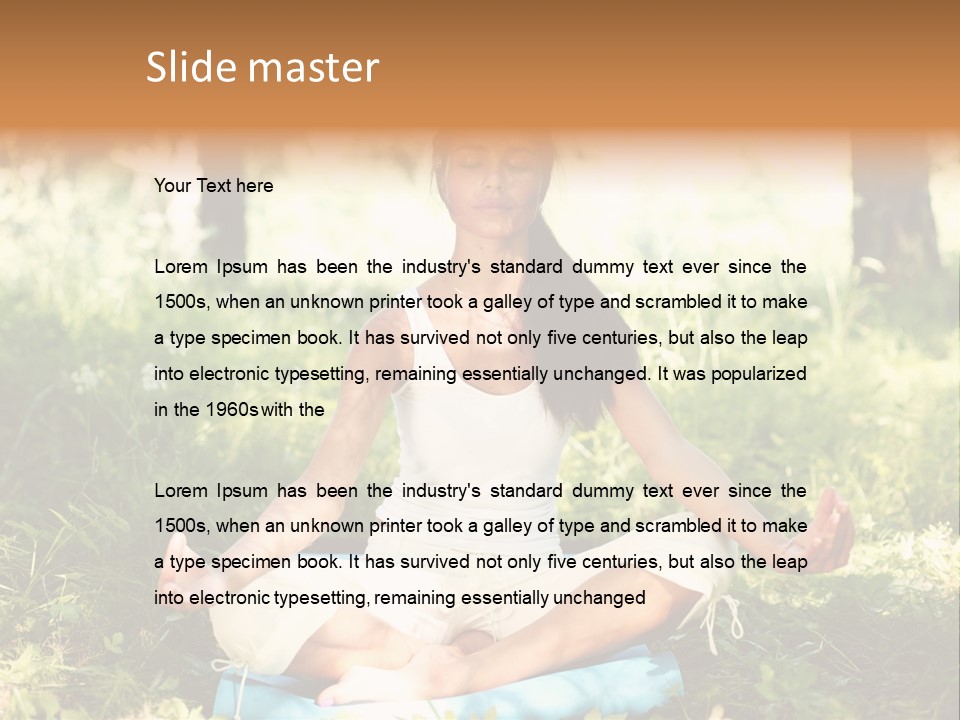 Smiling Girl Care PowerPoint Template