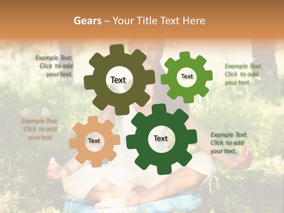 Smiling Girl Care PowerPoint Template