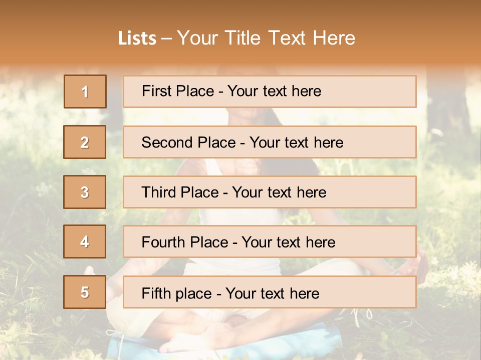 Smiling Girl Care PowerPoint Template