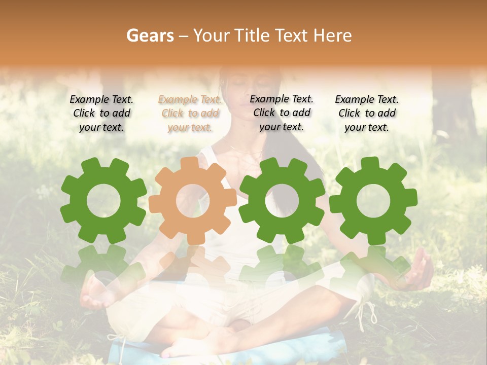 Smiling Girl Care PowerPoint Template