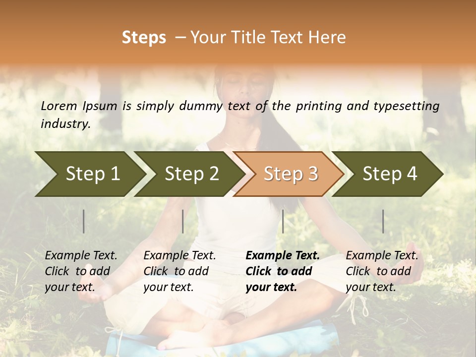 Smiling Girl Care PowerPoint Template