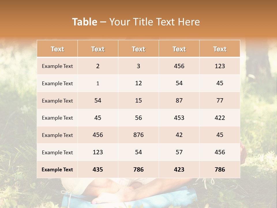 Smiling Girl Care PowerPoint Template