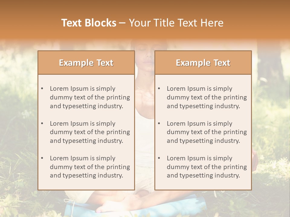 Smiling Girl Care PowerPoint Template