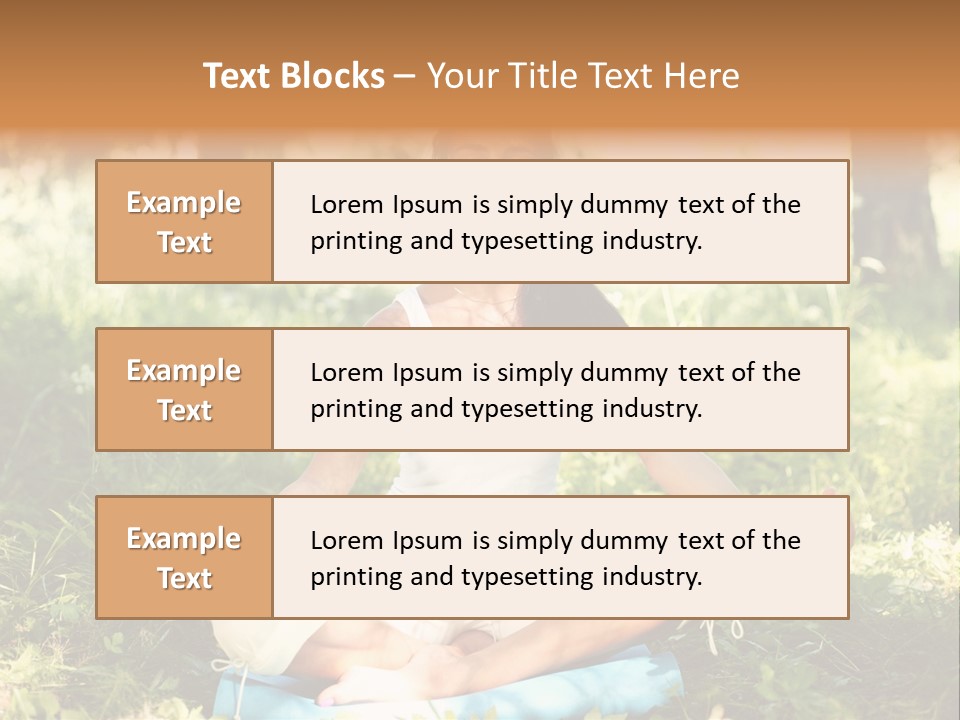 Smiling Girl Care PowerPoint Template