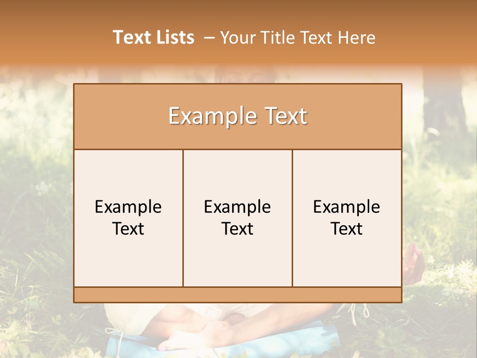 Smiling Girl Care PowerPoint Template
