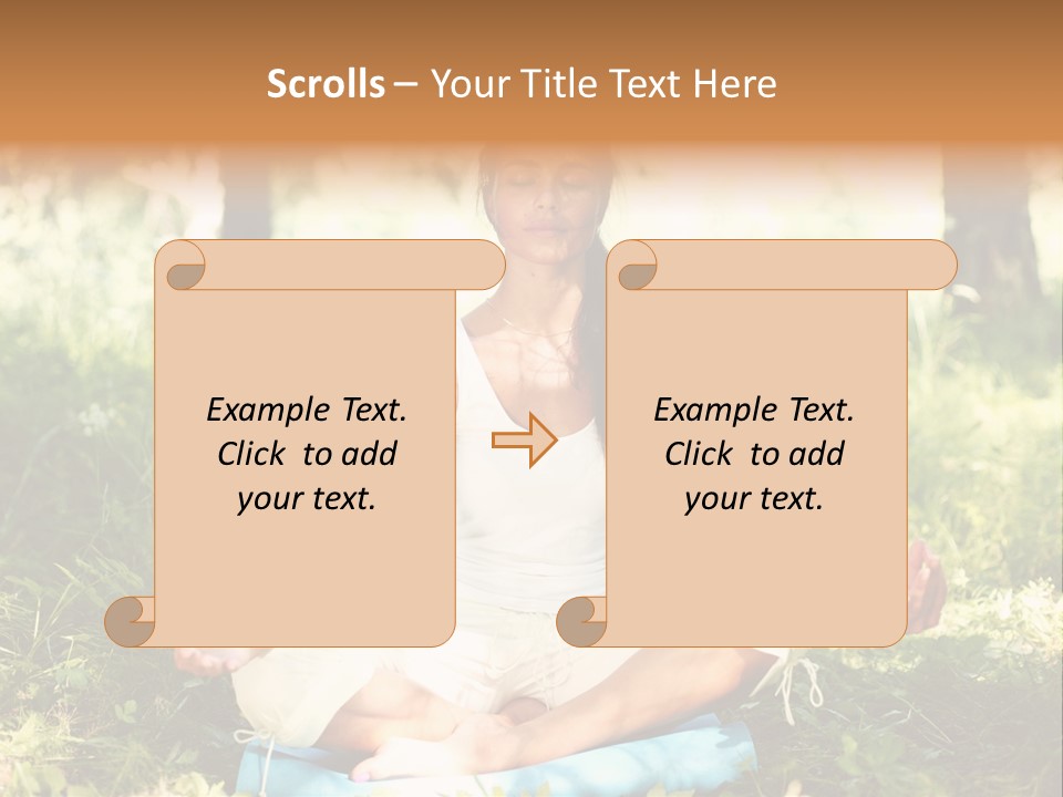 Smiling Girl Care PowerPoint Template
