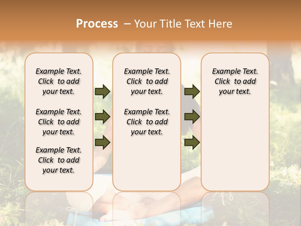 Smiling Girl Care PowerPoint Template