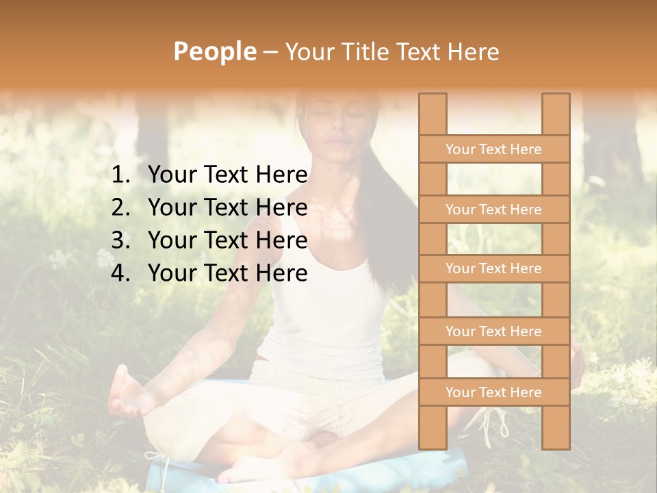 Smiling Girl Care PowerPoint Template