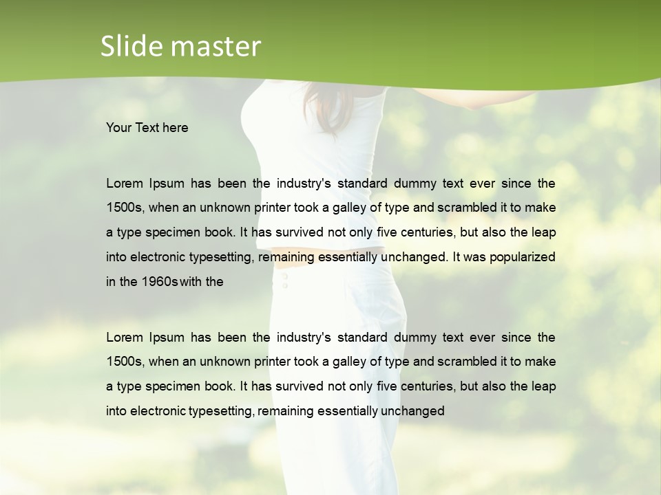 Healthy Fresh Hands PowerPoint Template