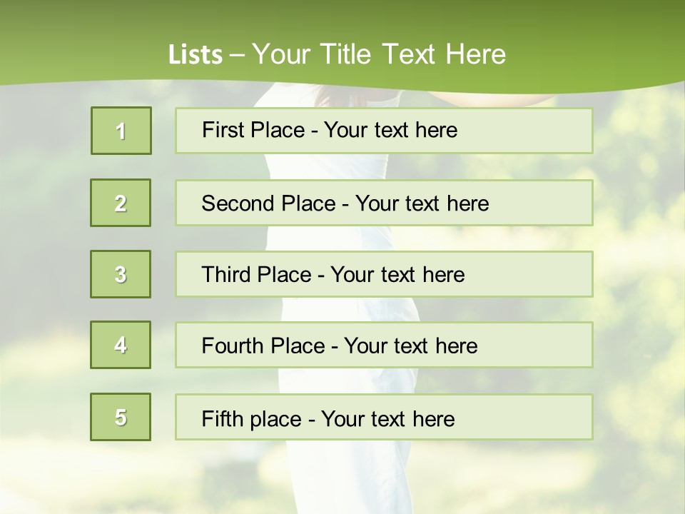 Healthy Fresh Hands PowerPoint Template
