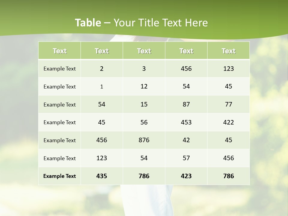 Healthy Fresh Hands PowerPoint Template